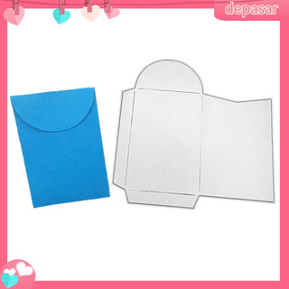Depasar|  Khuôn Cắt Giấy Làm Từ Kim Loại Tạo Hình Phong Thư Trang Trí Scrapbook