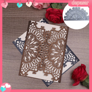 Depasar|  Khuôn Cắt Giấy Làm Từ Kim Loại Hình Hoa Văn Trang Trí Scrapbook