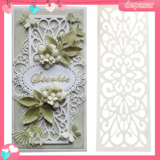 Depasar|  Khuôn Cắt Giấy Làm Từ Kim Loại Hình Chữ Nhật Trang Trí Scrapbook Xinh Xắn