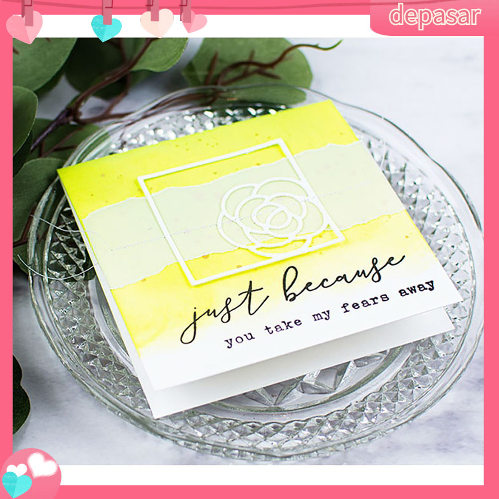 Depasar|  Khuôn Cắt Giấy Làm Từ Kim Loại Hình Hoa Lá Trang Trí Scrapbook
