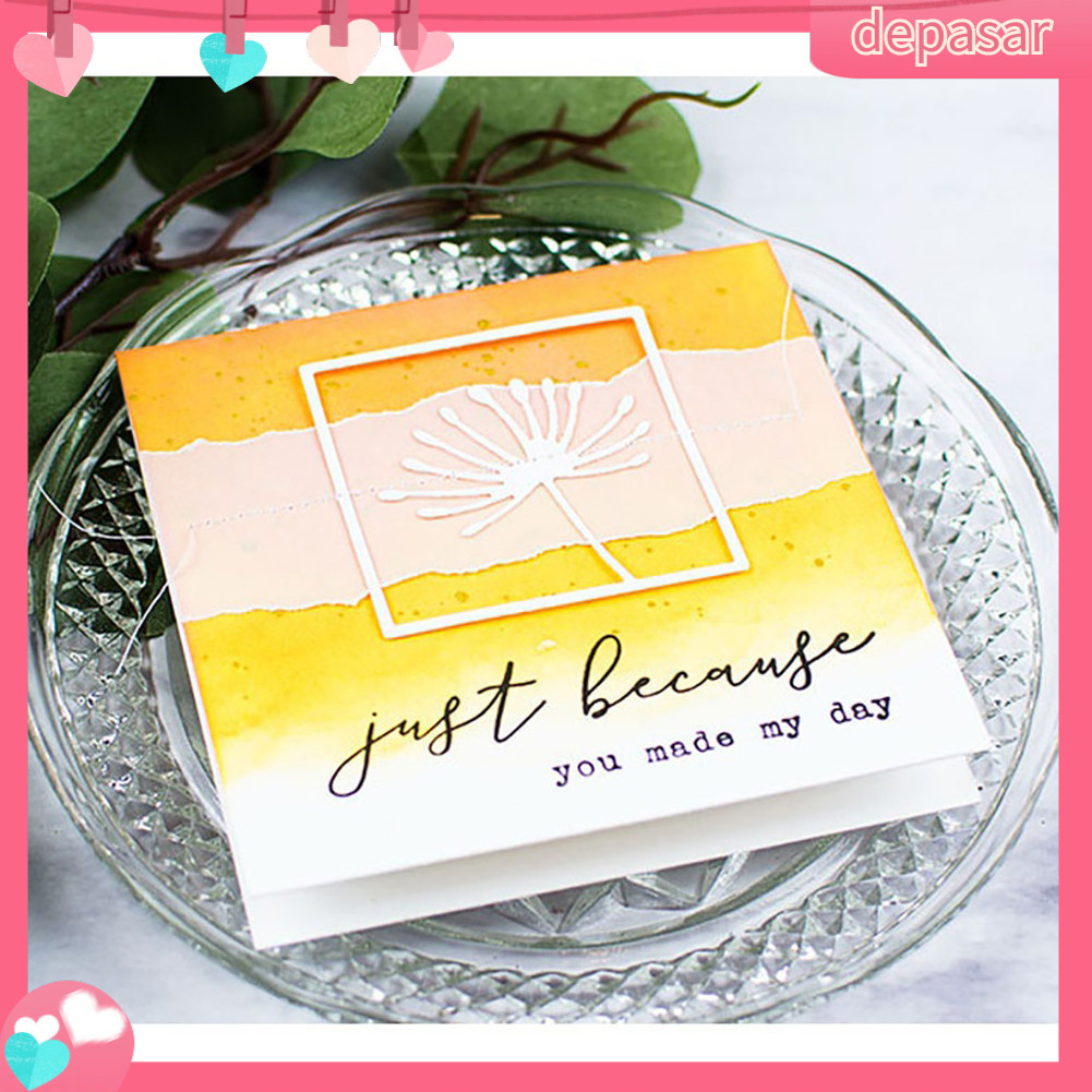 Depasar|  Khuôn Cắt Giấy Làm Từ Kim Loại Hình Hoa Lá Trang Trí Scrapbook