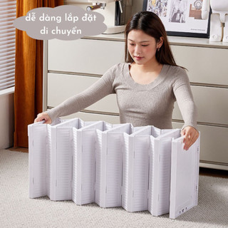 Hộp Để Giày Dép Đa Năng Có Thể Gấp Gọn Tiện Lợi, Chất Liệu Nhựa PP và PET Độ Bền Cao(GVQ store).HK35.