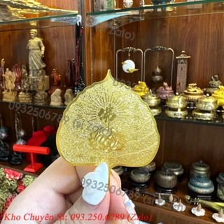 🌸hàng chất🌸 lá bồ đề mạ vàng mẫu mới lá bồ đề dát vàng 24k hàng chất
