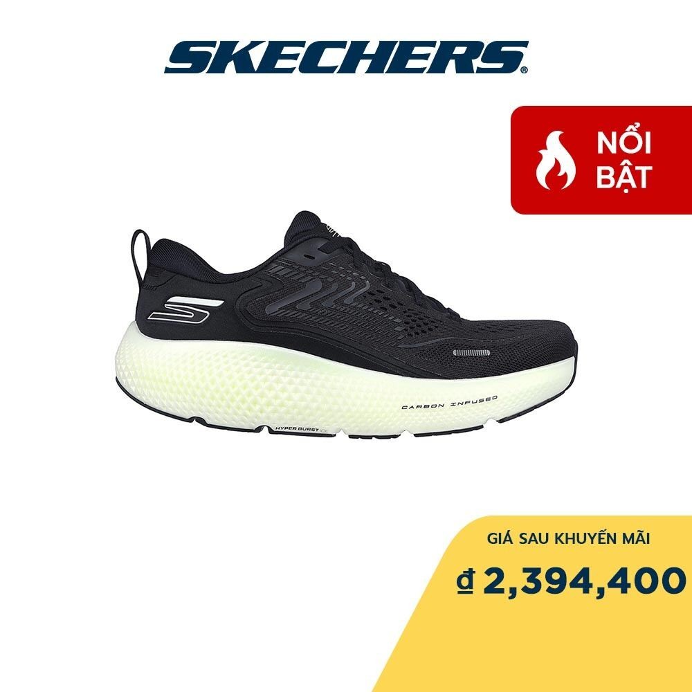 Skechers Nam Giày Thể Thao Tập Gym, Đi Học, Đi Làm GOrun Max Road 6 Running - 246078-BKLM