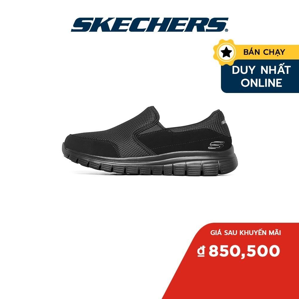 Skechers Nam Giày Thể Thao Tập Gym, Đi Học, Đi Làm Burns - 8790064-BBK