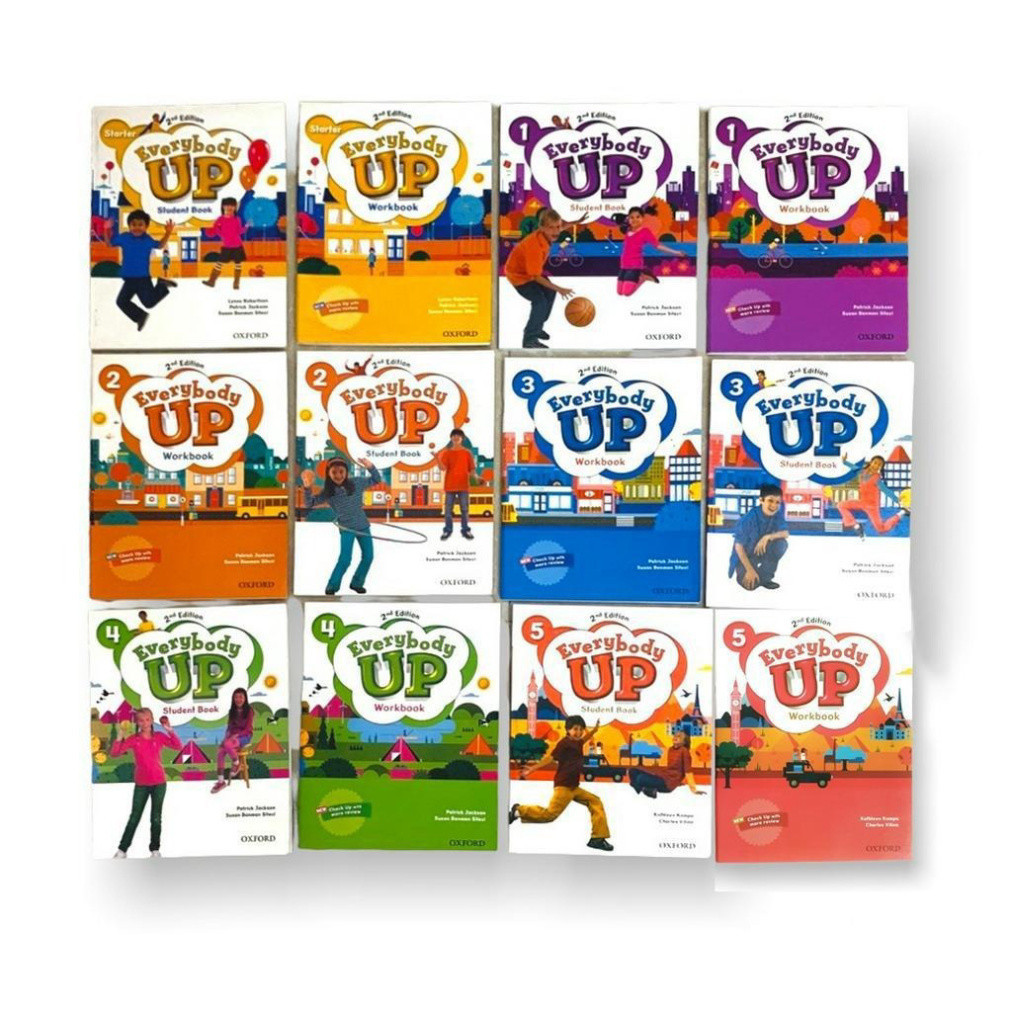 Sách - Everybody Up bản 2nd Edition - Trọn bộ 2 cuốn (WB + SB)