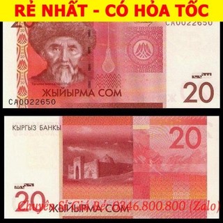 [Lì xì sưu tầm] tờ 20 som Kyrgyzstan