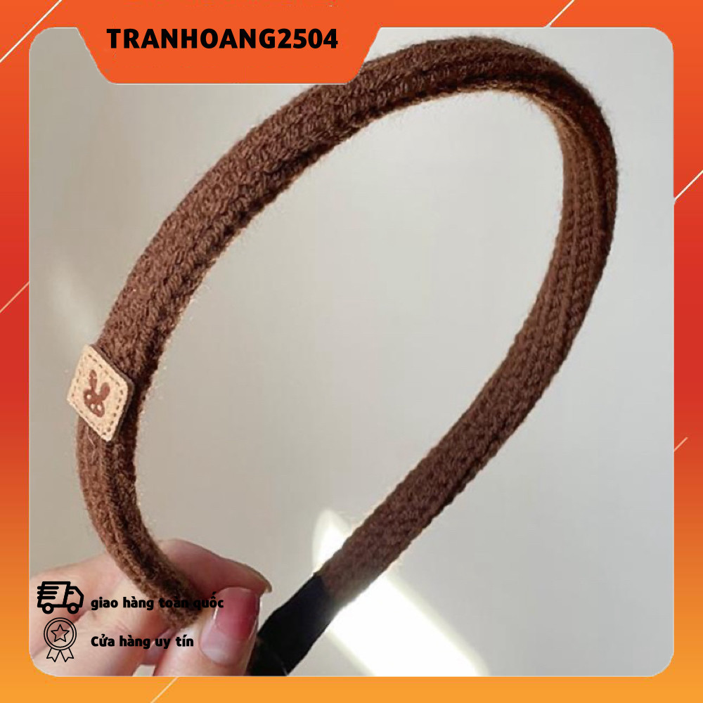 băng đô bờm tóc hình con thỏ dễ thương 2024