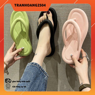 CÓ SẴN -Dép xỏ ngón đế xuồng, Dép lê nữ nhiều màu thời trang đi biển