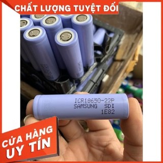 Cell 18650 Samsung 22P chính hãng hàng mới 100% và hàng tháo từ khối pin thay ác quy.