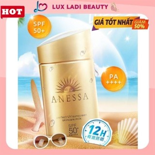 Kem chống nắng Ane.ssa Shiseido - Chống Trôi Anessa Perfect UV  kiềm dầu nâng tông da trắng hồng Milk SPF50+/PA+ .
