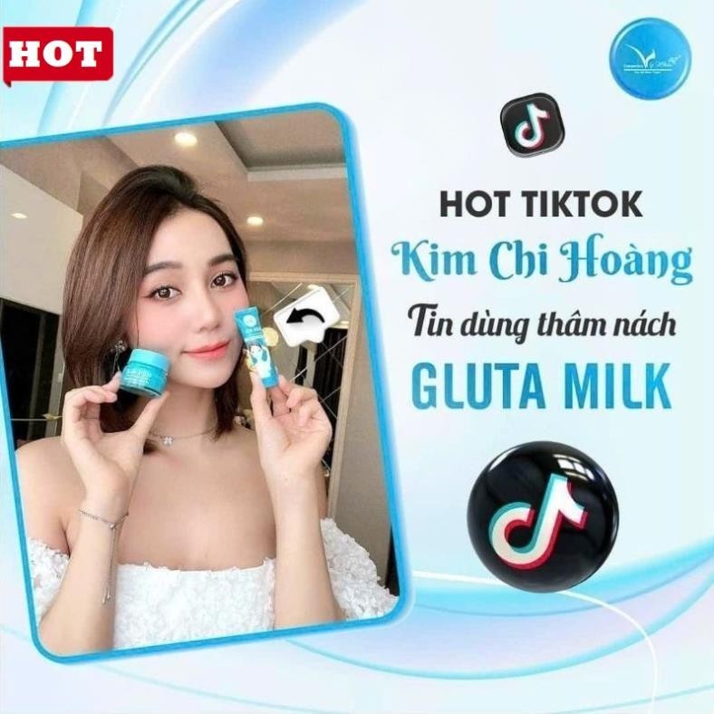 Kem giảm thâm nách Gluta Milk Thái Lan 15g giúp làm trắng khử mùi hiệu quả