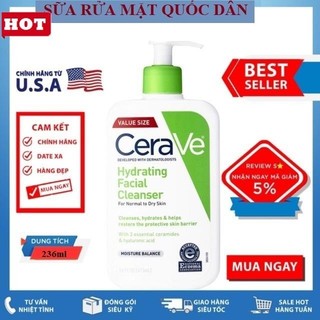 Sữa rửa mặt Ce rave dịu nhẹ siêu sạch dầu và cả lớp trang điểm giúp da khô thoáng mềm mịn 236ml