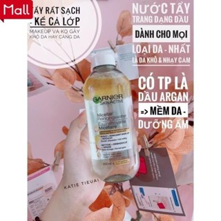 Nước Tẩy Trang Micellar Garnier Hồng/ Vàng/ Xanh Skinactive Cleansing  Water