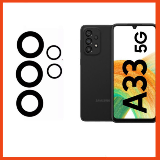 [ Kính Camera Samsung Galaxy A33 5G ( Sam sung A33 5g ) ( CÓ SẴN KEO DÁN) ]