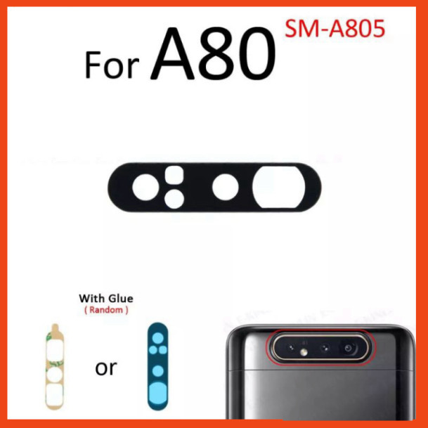 [ Kính Camera Samsung Galaxy A80  (Zin) ( CÓ SẴN KEO DÁN) ]