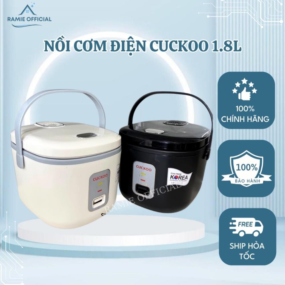 Nồi cơm điện Pramie Cuckoo 1.8L mẫu mới CR1918 sang trọng nấu cơm ngon