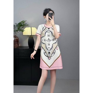 (HÀNG NHẬP ) VÁY ĐẦM DÁNG SUÔNG - HOẠ TIẾT TRẺ TRUNG ( TT3602624)
