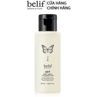  Sữa tắm dưỡng ẩm belif Body Wash Pleasant Stay 40ml