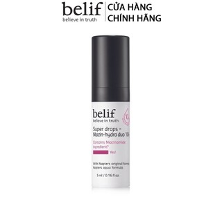  Tinh chất dưỡng ẩm và cải thiện lỗ chân lông belif Super Drops Niacin-hydra duo 10% 5ml