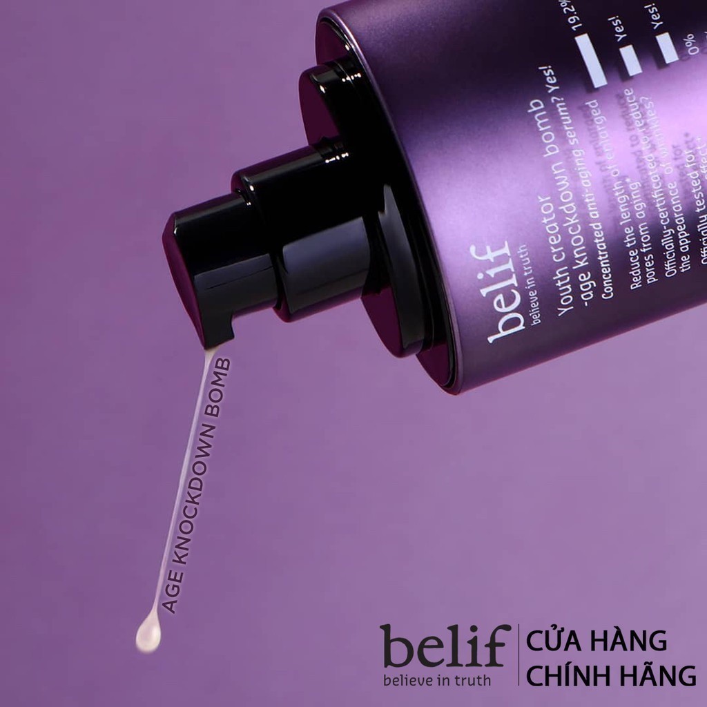 Serum chống nhăn ngăn lão hóa toàn diện Belif Age Knockdown Bomb 50ml