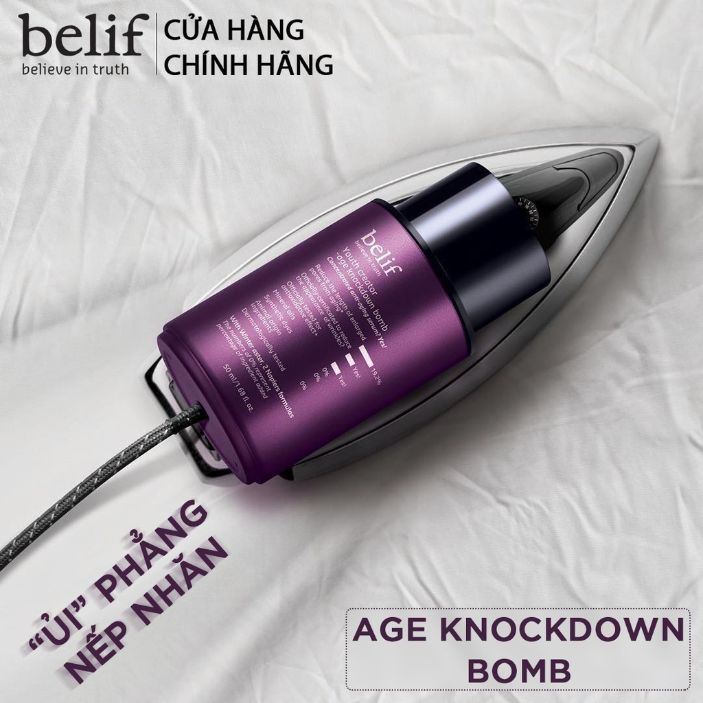 Serum chống nhăn ngăn lão hóa toàn diện Belif Age Knockdown Bomb 50ml