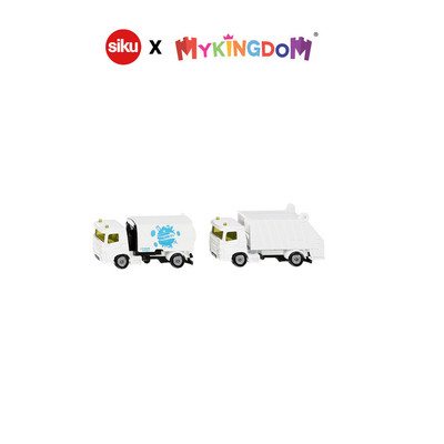 Đồ Chơi SIKU Xe Vệ Sinh Đường Và Xe Đổ Rác 1687