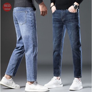 Quần Bò Jeans Nam Skinny Co Giãn REDTIMISM Quần Rin Dài Nam Trơn 04 Màu Chuẩn Form Dễ Phối Đồ