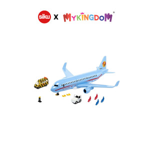 Đồ chơi siku mô hình máy bay dân dụng kèm các phụ kiện siku 5402
