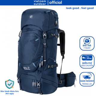 Balo Phượt Trekking JW HIGHTLAND TRAIL XT 50 Ngăn Chính Lớn Leo Núi Du Lịch