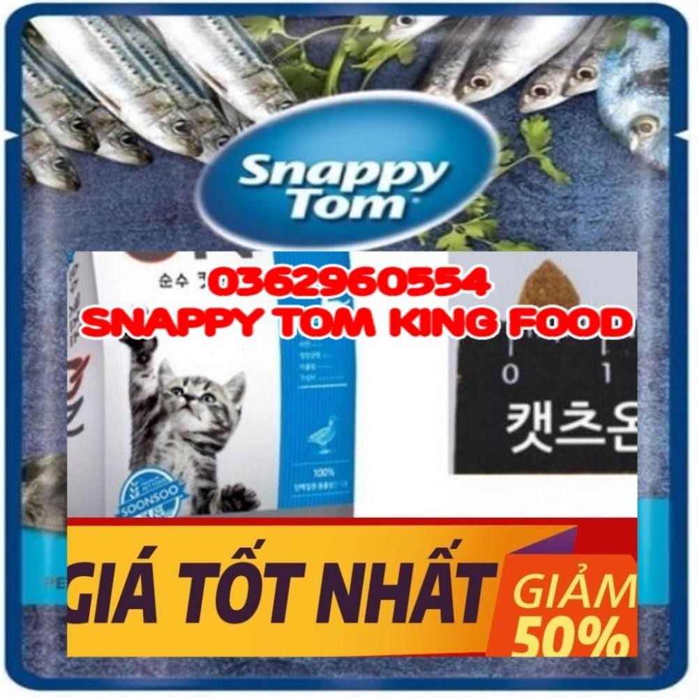 Hạt thức ăn mèo Cat's ON Túi chiết 850g ,Hạt khô Cat On nhập Hàn Quốc