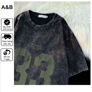 NEMO Áo thun thương hiệu địa phương Vintage kỹ thuật số in cho phụ nữ cotton unisex ngắn tay áo thun LOẠI 1