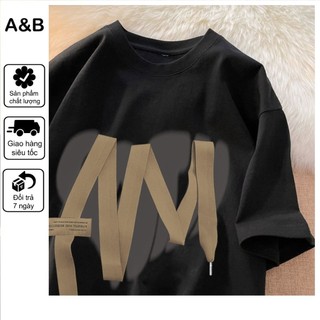 NEMO Áo thun thương hiệu địa phương in hình trái tim phong cách Mỹ Unisex cotton ngắn tay áo thun 240308