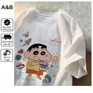 NEMO Áo thun thương hiệu địa phương bút chì màu Xiaoxin in cotton Hàn Quốc phong cách ngắn tay áo thun 240319