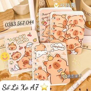 Sổ tay lò xo a7 capybara