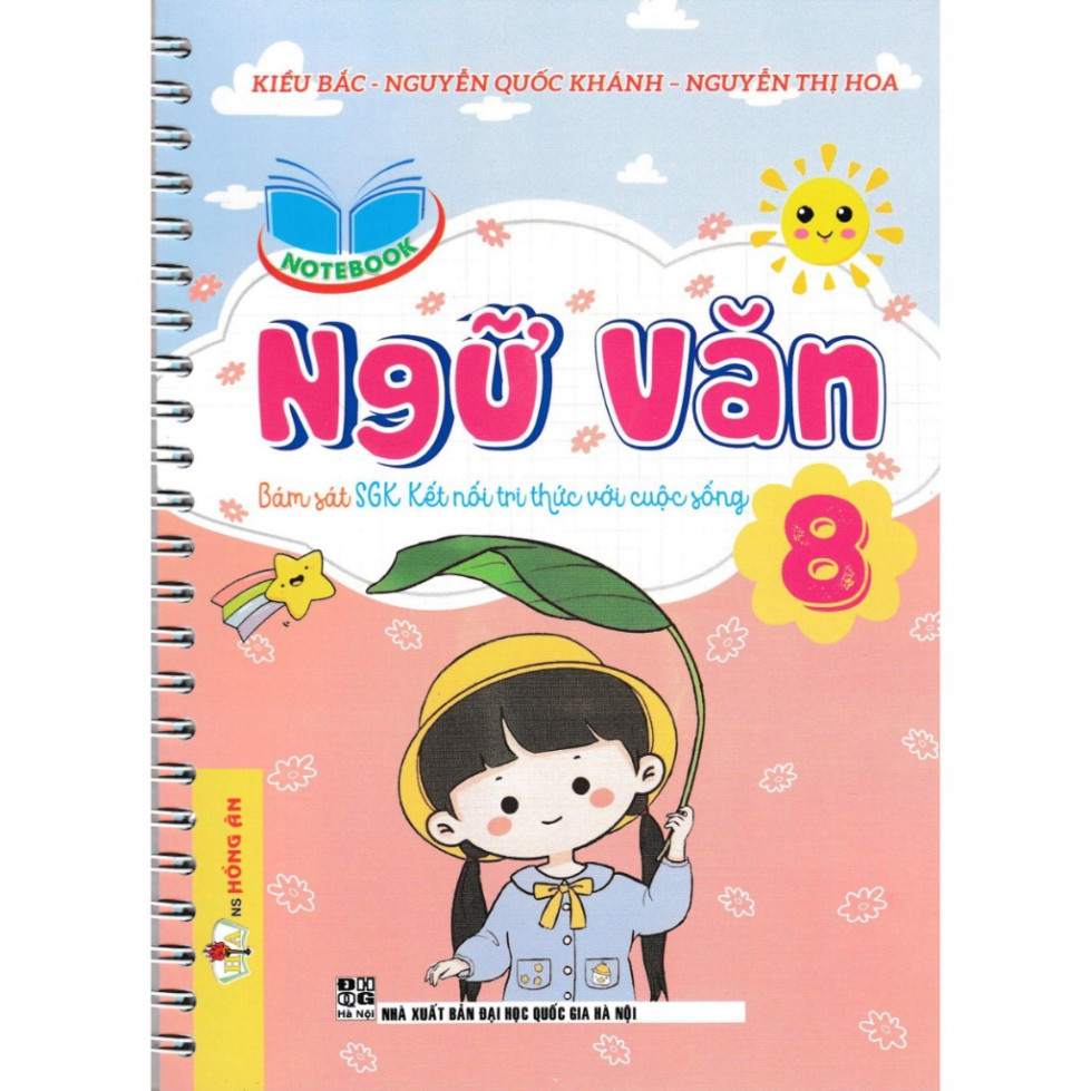 SÁCH - notebook ngữ văn 8 (bám sát sgk kết nối tri thức với cuộc sống) + HA2