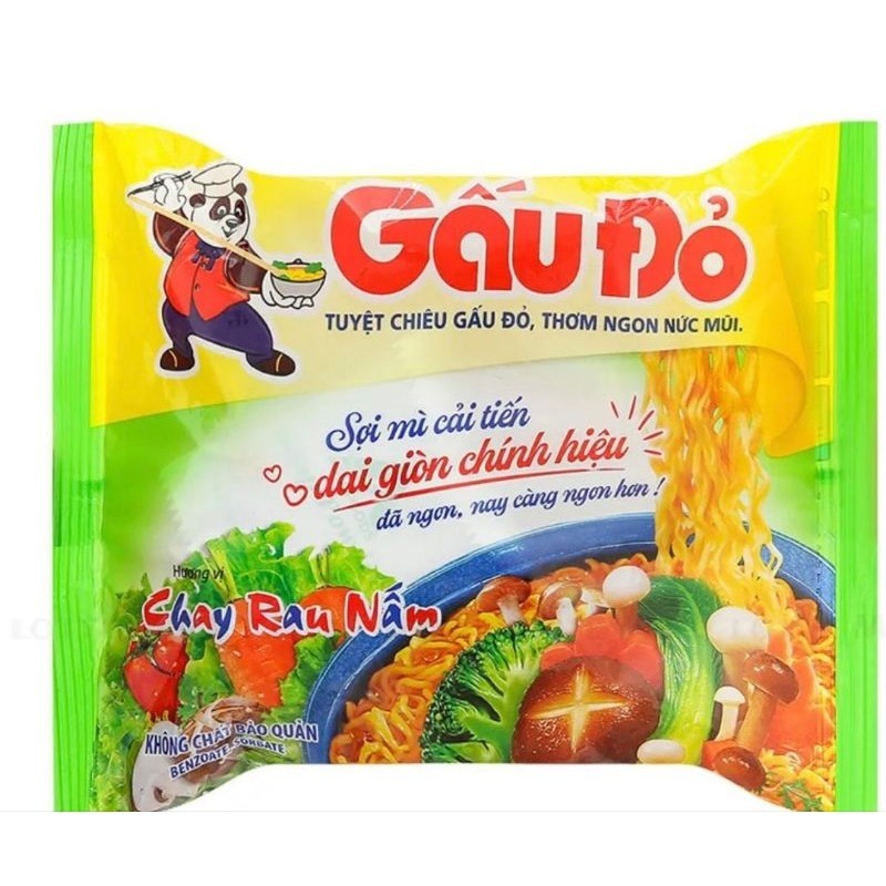 mì gấu đỏ các loại