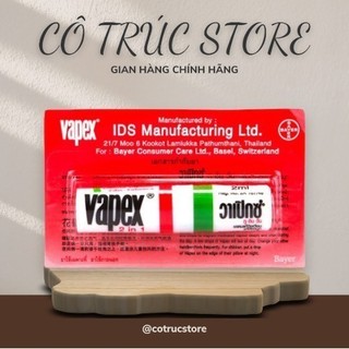 Ống hít thông mũi 2 đầu vapex hr bayer 2cc