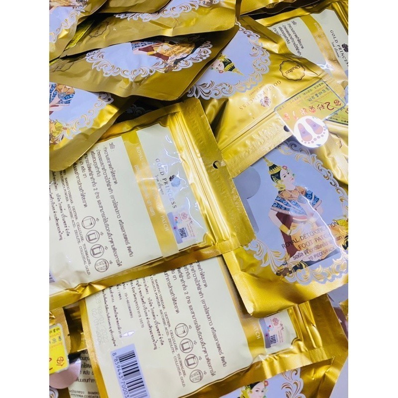 [Hàng xịn] Miếng dán thải độc chân Thái Lan hộp 10 miếng hiệu quả