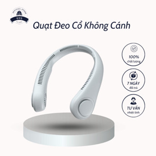 Quạt Đeo Cổ Không Cánh Phong Cách Thời Trang Thiết Kế Thông Minh 3 Chế Độ Gió Sạc Điện (GVQ Store)