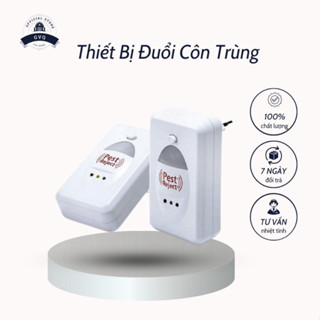 Thiết Bị Đuổi Côn Trùng Pest Reject Công Suất 50W Sử Dụng An Toàn Không Độc Hại (GVQ Store)