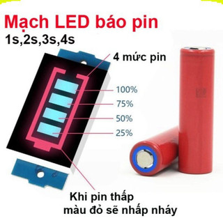 Mạch led báo mức cell, báo dung lượng cell lithium 18650 ||