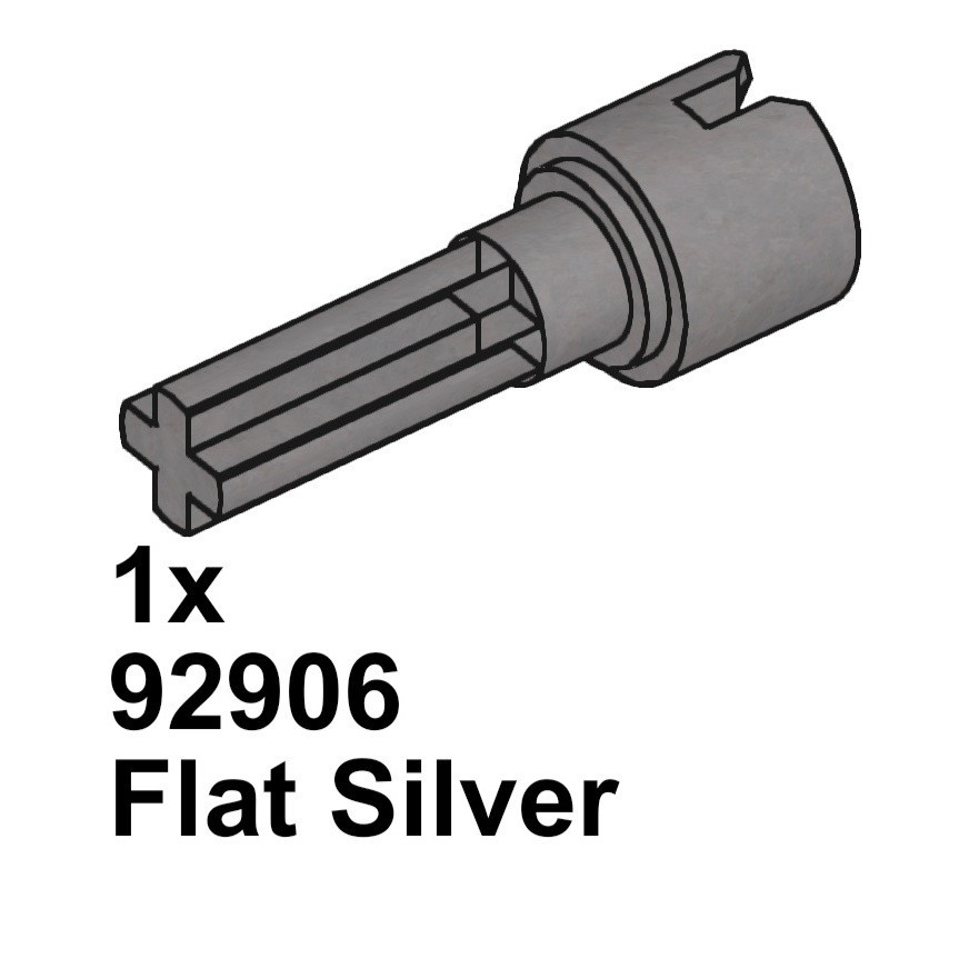 ComBo 10 Phụ Kiện Lắp Ráp MOC Mã 92906 ( Xám Đậm )