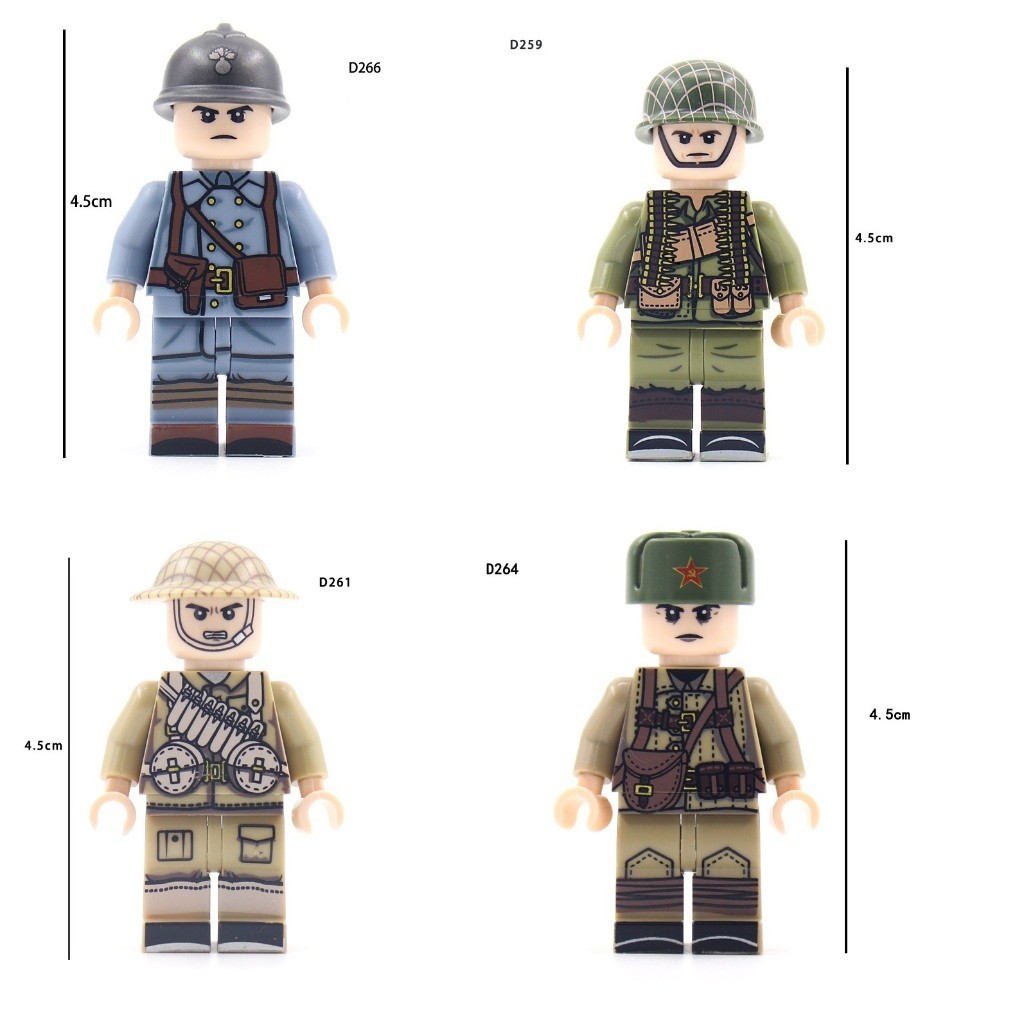 Đồ Chơi Lắp Ráp Minifigures Lính WW2