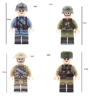 Đồ chơi lắp ráp minifigures lính ww2