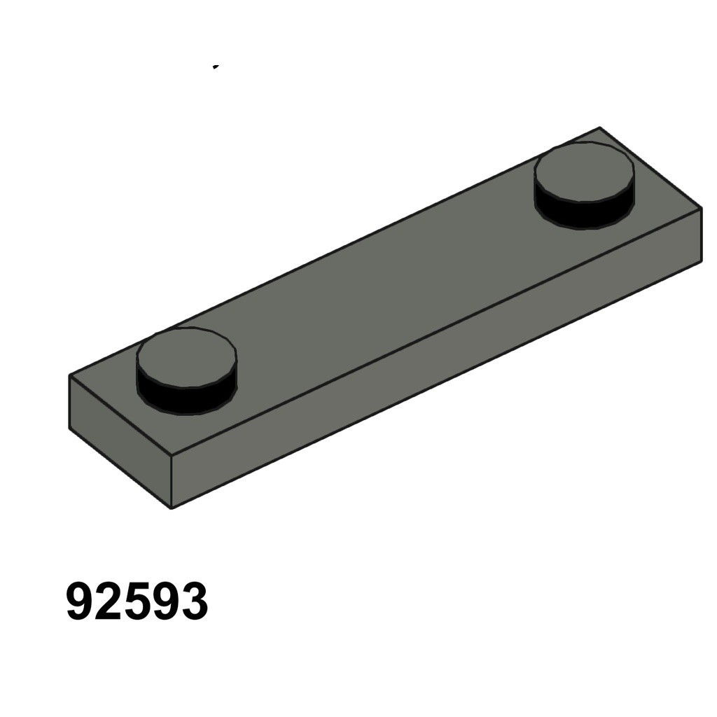 Combo 5 Cái Phụ kiện Moc  Mã 92593 ( xám đen )