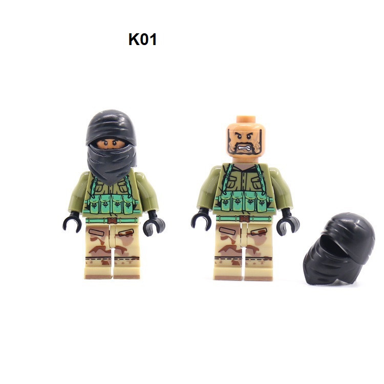 Đồ chơi lắp ráp  Lính army K01 ( chỉ Lính )