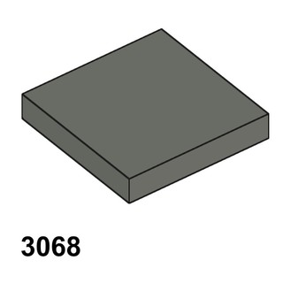 Combo 5 cái phụ kiện moc mã 3068 2x2