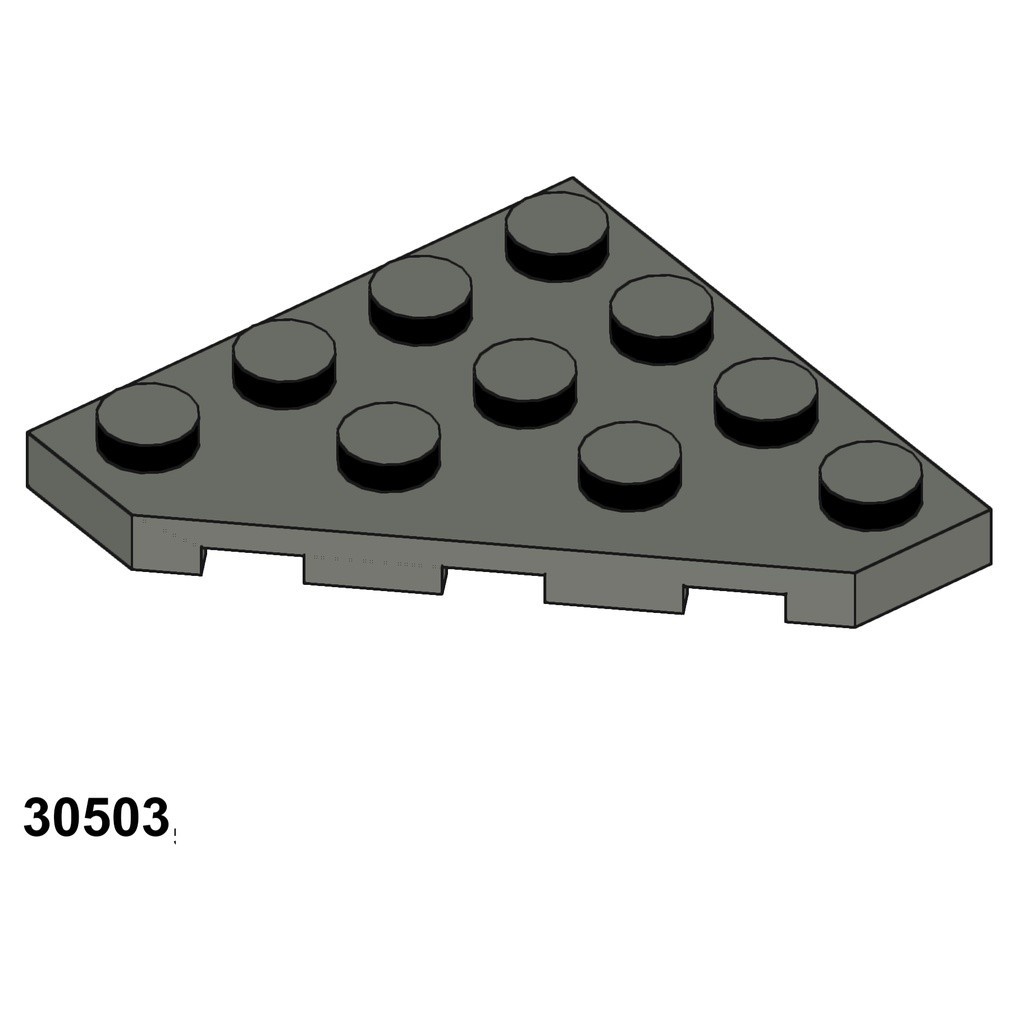 Combo 2 Cái Phụ kiện Moc  Mã 30503 ( xám đen )