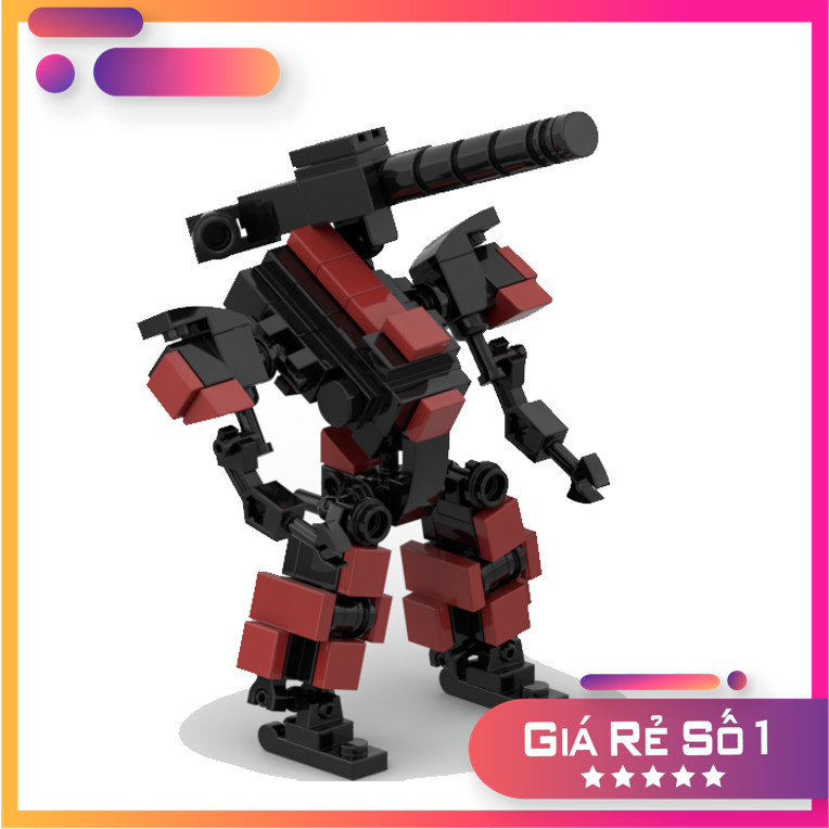 Đồ Chơi Lắp Ráp Robot Mech Rocket